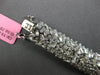 EXTRA LARGE 13.86CT DIAMOND 18K WHITE GOLD 3D CLUSTER GRADUATING BANGLE BRACELET