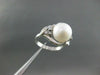 ESTATE DIAMOND 10MM AAA SOUTH SEA PEARL PLATINUM COCKTAIL RING F-G VS #2670
