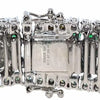 EXTRA LARGE 21.47CT DIAMOND & AAA EMERALD 18KT WHITE GOLD MULTI SHAPE BRACELET