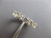 ESTATE 3.60CT DIAMOND 14K WHITE GOLD ROUND 4MM ETERNITY WEDDING ANNIVERSARY RING