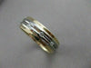 ESTATE DIAMOND 14K WHITE YELLOW GOLD MENS ETERNITY WEDDING BAND 6.5M RING #21510
