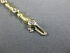 ESTATE 1.10CT DIAMOND 14KT WHITE & YELLOW GOLD 3D ETOILE BAMBOO BRACELET #22385