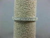 ANTIQUE .25CT DIAMOND 14KT WHITE GOLD 3D CLASSIC FILIGREE ANNIVERSARY RING #9169