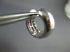 WIDE 1.1CT DIAMOND & AAA SAPPHIRE 14K WHITE GOLD ROUND & BAGUETTE 3 ROW EARRINGS