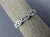.36CT DIAMOND 18KT WHITE GOLD 3D INFINITY ETOILE SEMI ETERNITY ANNIVERSARY RING