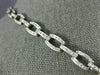 ANTIQUE EXTRA LARGE 38.0CT DIAMOND & AAA AMETHYST 18K WHITE GOLD LARIAT NECKLACE