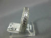 ANTIQUE .50CT DIAMOND 18K WHITE GOLD 3D FILIGREE ETERNITY ANNIVERSARY RING #1195