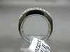 ESTATE WIDE 2.67CT DIAMOND 18KT WHITE GOLD 3D MULTI ROW WEDDING ANNIVERSARY RING