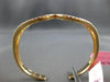 EXTRA LARGE 2.77CT DIAMOND 18KT ROSE GOLD DOUBLE TEAR DROP LOVE BANGLE BRACELET