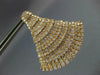 ESTATE LARGE 4.76CT PINK DIAMOND 18KT ROSE GOLD TRIANGULAR MULTI LAYER EARRINGS