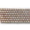 EXTRA LARGE 13.42CT PINK DIAMOND 18K ROSE GOLD 3D ROUND ETERNITY TENNIS BRACELET