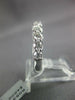 1.19CT DIAMOND 18KT WHITE GOLD FILIGREE MILGRAIN SEMI ETERNITY ANNIVERSARY RING