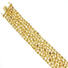 EXTRA LARGE 26.60CT MULTI COLOR FANCY YELLOW DIAMOND 18K YELLOW GOLD 3D BRACELET