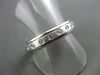 ESTATE .70CT DIAMOND 14K W GOLD ETOILE ETERNITY ANNIVERSARY / WEDDING RING #1310
