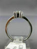 .32CT ROUND & BAGUETTE DIAMOND 14KT WHITE GOLD SQUARE FRIENDSHIP LOVE RING #1573