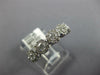 WIDE .75CT DIAMOND 14KT WHITE GOLD FLOWER HALO CLASSIC WEDDING ANNIVERSARY RING