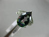 LARGE 5.15CT DIAMOND & AAA MYSTIC TOPAZ 14KT WHITE GOLD FILIGREE ENGAGEMENT RING