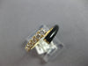.43CT DIAMOND & BLACK ENAMEL 14K YELLOW GOLD GRADUATING JOURNEY CRISS CROSS RING