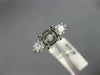.42CT DIAMOND 14KT WHITE GOLD 3D FILIGREE HEART SEMI MOUNT ENGAGEMENT RING #1024