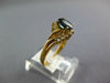 .82CT DIAMOND AAA SAPPHIRE 14KT YELLOW GOLD OVAL & ROUND FRIENDSHIP PROMISE RING