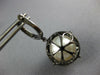 1.64CT WHITE & BLACK DIAMOND & SOUTH SEA PEARL 18KT BLACK GOLD HANGING EARRINGS