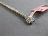 ESTATE 2.30CT DIAMOND 14KT WHITE GOLD 3D CLASSIC ROUND 2.5MM TENNIS BRACELET