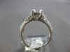 ESTATE .40CT DIAMOND 14KT WHITE GOLD 4 PRONG FILIGREE SEMI MOUNT ENGAGEMENT RING