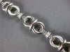 ESTATE LARGE 1.42CT DIAMOND 18K 2 TONE GOLD 3D LOVE KNOT ITALIAN LOVE BRACELET