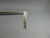 ESTATE .93CT DIAMOND 14KT WHITE GOLD 3D CLASSIC INSIDE OUT HOOP HANGING EARRINGS