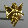 ESTATE 14KT YELLOW GOLD 3D HANDCRAFTED CLASSIC DIAMOND CUT ANGEL PIN #26996