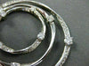 ESTATE LARGE 2.20CT DIAMOND 14KT WHITE GOLD ETOILE CIRCLE OF LIFE PENDANT #843