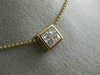 ESTATE 1.04CT WHITE & PINK DIAMOND 18KT WHITE & ROSE GOLD 3D INVISIBLE PENDANT