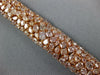 LARGE & LONG 21.40CT PINK DIAMOND 18K ROSE GOLD MULTI SHAPE LOVE TENNIS BRACELET