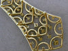 ESTATE LARGE 3.77CT DIAMOND 14KT YELLOW GOLD CHANDELIER FLOATING LARIAT NECKLACE