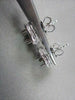 ANTIQUE .54CT 3D ROUND DIAMOND FILIGREE 14KT WHITE GOLD EARRINGS JACKET SETTINGS