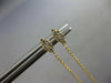 ESTATE .14CT DIAMOND 18KT YELLOW GOLD 3D GEOMETRICAL BAR FUN HANGING EARRINGS