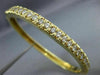 ANTIQUE 3.60CT ROUND CUT DIAMOND 18KT YELLOW GOLD CLASSIC BANGLE BRACELET #1852
