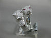 ESTATE LARGE 1.67CT DIAMOND & AAA RUBY 14KT WHITE GOLD 3D HAPPY TIGER FUN RING