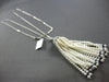 LARGE 1.5CT DIAMOND & AAA SAPPHIRE & AAA SOUTH SEA PEARL 18K WHITE GOLD NECKLACE