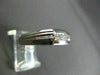 ESTATE .65CT DIAMOND 14KT WHITE GOLD CHANEL SET ANNIVERSARY WEDDING RING #1314