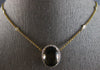8.82CT DIAMOND & AAA SMOKY TOPAZ 14KT YELLOW GOLD 3D OVAL & ROUND LOVE NECKLACE