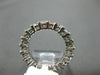 ESTATE 2.85CT ROUND DIAMOND PLATINUM GOLD 3D CLASSIC SHARED PRONG ETERNITY RING