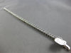 7.34CT SALT & PEPPER DIAMOND 14KT WHITE GOLD 3D ROUND ETERNITY TENNIS BRACELET