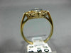 ANTIQUE .14CT DIAMOND 14K WHITE & YELLOW GOLD CLASSIC HEART FILIGREE RING #21032