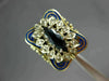ESTATE .9CT DIAMOND & AAA SAPPHIRE 14K YELLOW GOLD INTERCHANGEABLE RING BRACELET