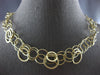 ESTATE 14KT YELLOW GOLD 3D MULTI CIRCULAR DOUBLE STRAND FUN LOVE NECKLACE #27921