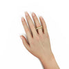 .96CT DIAMOND 18K YELLOW GOLD 3D 11 STONE SEMI ETERNITY WEDDING ANNIVERSARY RING