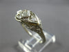 ANTIQUE ART DECO .26CT OLD MINE DIAMOND 14KT WHITE GOLD ANNIVERSARY RING #27890