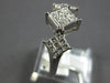 .75CT DIAMOND 14KT WHITE GOLD PRINCESS 3D PAST PRESENT FUTURE ANNIVERSARY RING