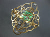 EXTRA LARGE .20CT DIAMOND 18K WHITE & ROSE GOLD OPEN FILIGREE ETOILE FLOWER RING